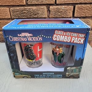 National Lampoon's Christmas Vacation Glasses and Ice Tray